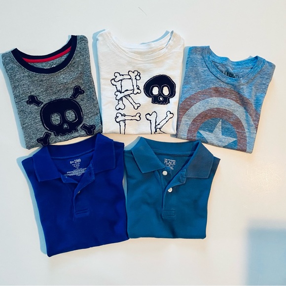 Toddler Shirt Top Bundle 4T, 5T & XS - Picture 2 of 15
